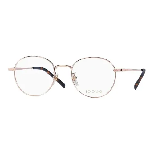 GUCCI Металл Круглые Оправы для очков Унисекс Розовое золото