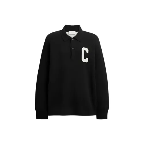 COACH Мужские черные свитеры