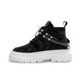 Черный, двойные лямки, укороченный, конический