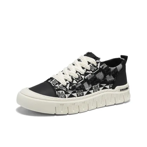 BINGO DUCK Платформа Устойчивая к истиранию Повседневная Скейтборд Обувь Женская