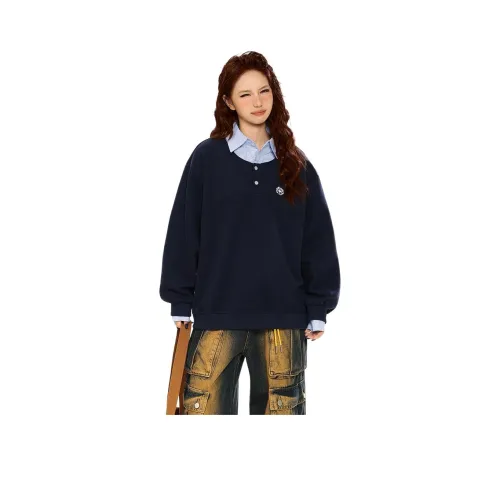 MINETTE Темно-синие Женские Свитшоты