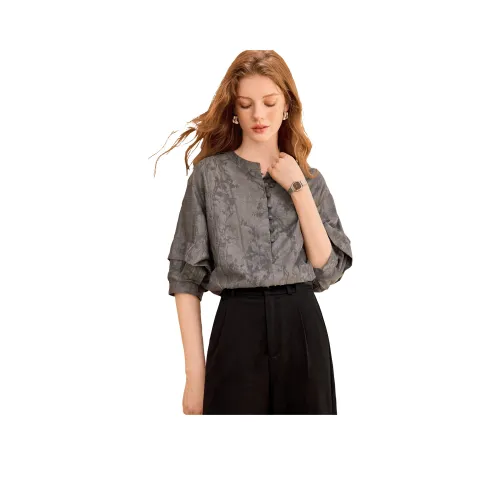 TOUCH Темно-серые женские рубашки