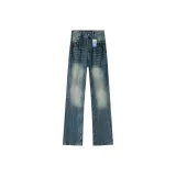 Индиго Синий (Тонкий Расклешенный Лезвие Улучшенный)