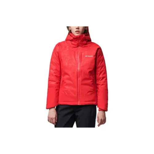 Columbia совместный бренд Пуховик Женский Красный