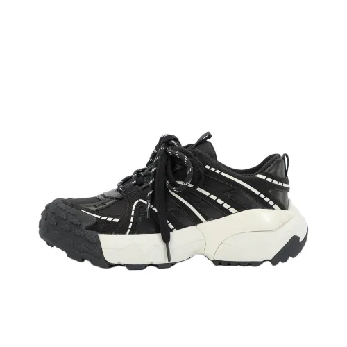 DIBO Anti Collision 3D Палец Платформа Повседневная обувь Vintage Multicolor Толстоподошвенные кроссовки Женские