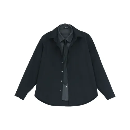 Black Late Унисекс Рубашки