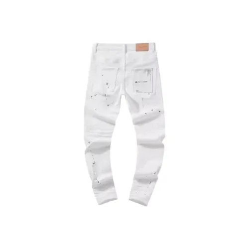 NRXX Белый Мужской Джинсы