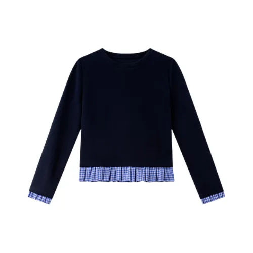 LUYOUYE Темно-синие женские футболки T