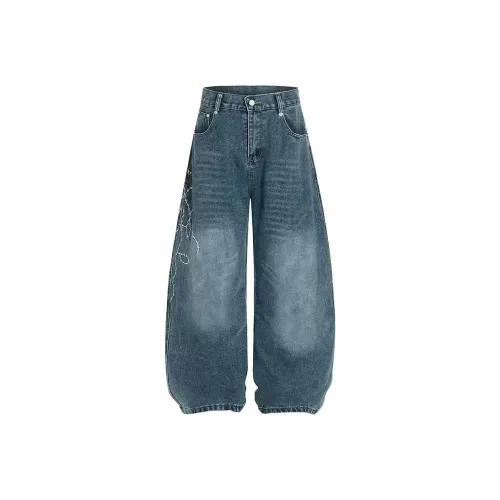 YICHEN Blue Women's Jeans YICHEN Синий Женские Джинсы