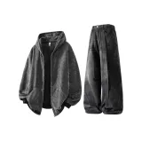 Gray Свитшот + Black Джинсы