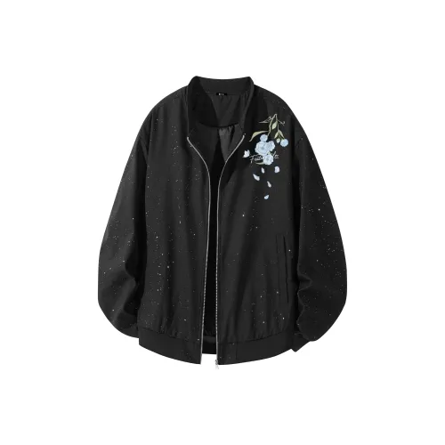 SOIE Black Baby'S Breath Унисекс Куртки