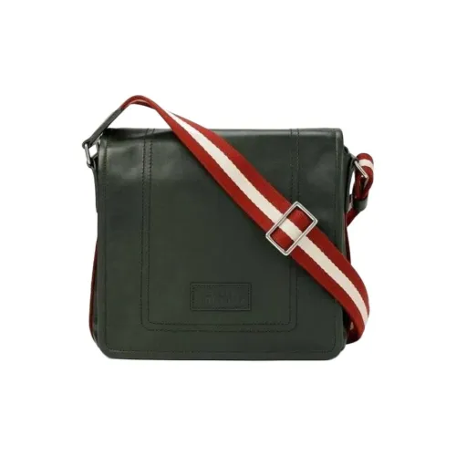 BALLY Сумка через плечо из натуральной кожи женская черная