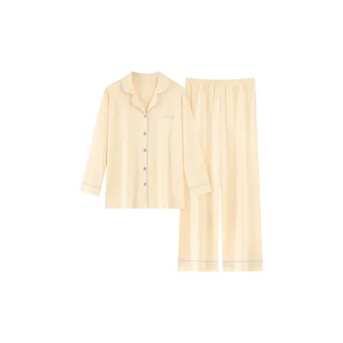 MADALLO Желтый Женские Пижамные Комплекты