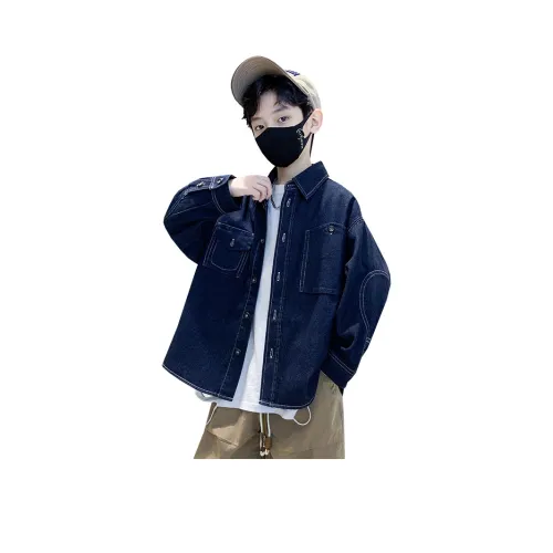 EASTERN CAMEL Синий Kids Повседневные Рубашки