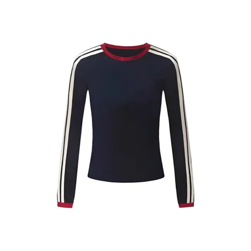 CASTLE WOODS Темно-синие женские футболки T