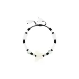 Браслет "Бабочка Бамбук" - Белый