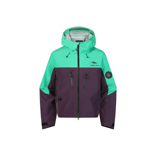 GUUKA TECH Водонепроницаемый Ветрозащитный Дышащий А также Устойчивый к Износу Ветровка Унисекс