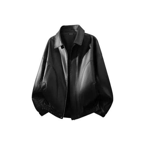 Fakeyoung Кожа Куртка Унисекс