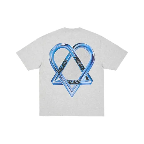 PALACE x HIM FW25 DROP4 TRI Gram T Shirt T Shirt Unisex Gray PALACE x HIM FW25 DROP4 TRI Gram T-рубашка T-рубашка Унисекс Серый