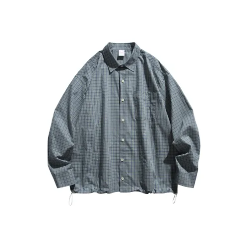 UNDOMAZE Весенний и Осенний Длинный Рукав Рубашка Свободного кроя Мужская