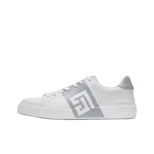 BALMAIN B Court Low Top Скейтборд Кроссовки Мужские Белые