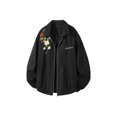 SOIE Black Baby'S Breath Унисекс Куртки