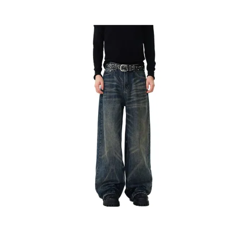 Pirkadat Синий Унисекс Джинсы