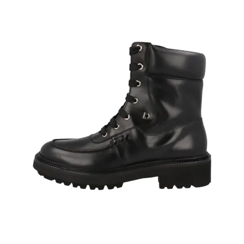 FERRAGAMO Короткий Мартин Ботин Мужской Черный