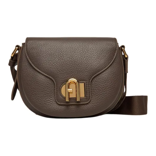 Furla GRAIN LEATHER Сумка через плечо Маленькая Женская Коричневая