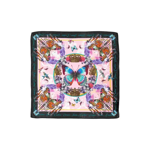 VERSACE Шелковые шарфы Женские Красный