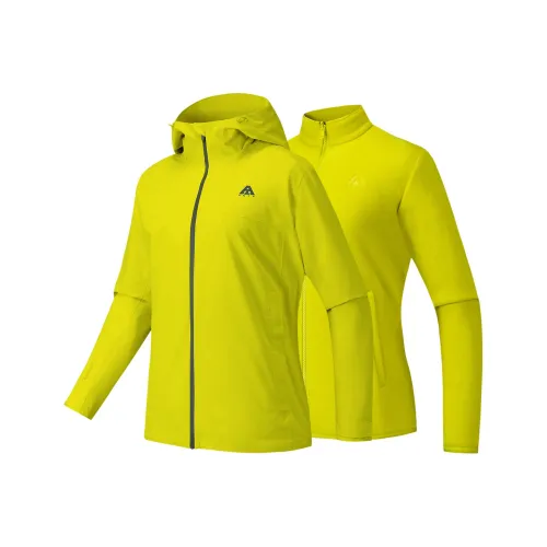 Anta Outdoor Collection Офис Повседневный Поход Водонепроницаемый Ветровка Женские Cypress Yellow