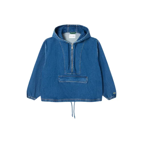 LACOSTE Collaboration Blue Women's Denim Jackets