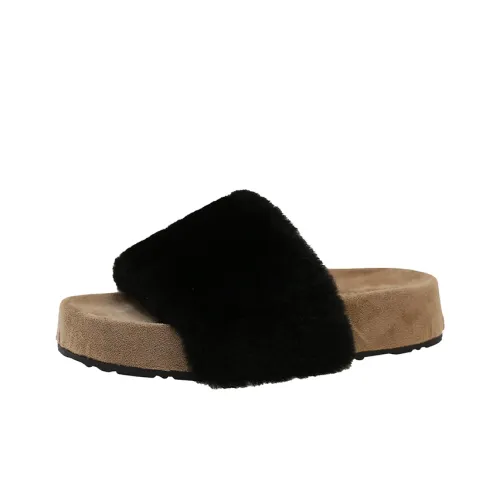 WUJI Резиновая Верхняя одежда Пушистые тапочки Женские