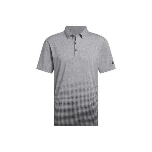 adidas Clothing Мужская поло угольно-серого цвета