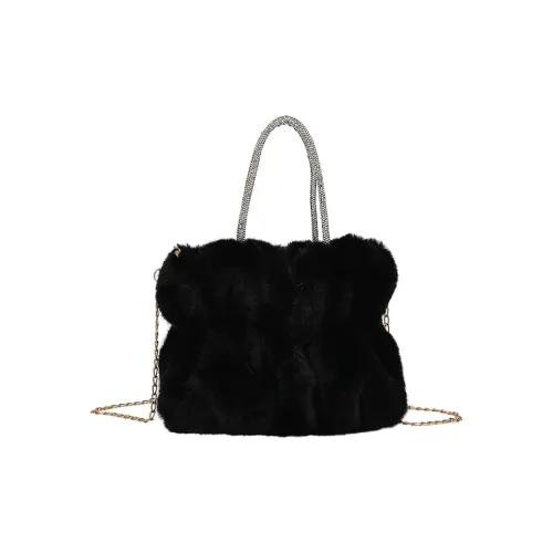 ORANGE BEAN Плюшевая сумка через плечо сумка обычного размера женская многоцветная