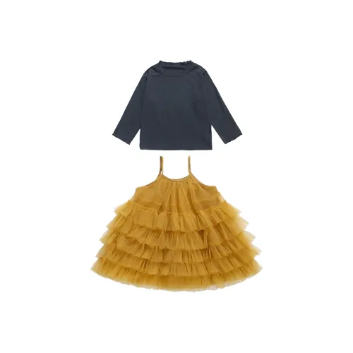GOYN Оранжевый Желтый Детский Сад Комплекты с Юбкой