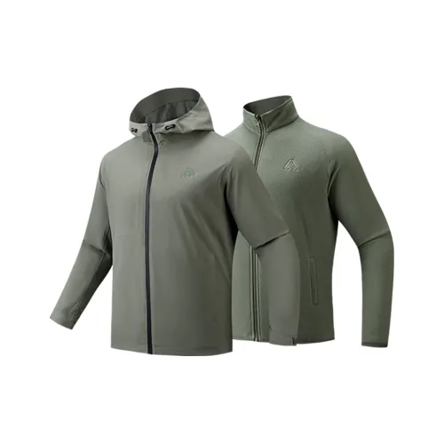 Anta Outdoor Collection Офис Повседневный Поход Водонепроницаемый Ветровка Мужской Асфальтовый Серый