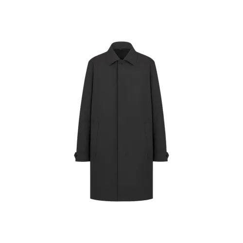 DIOR Черный Мужской Тренч