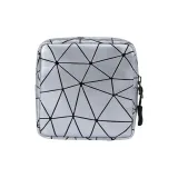 Вода Cube Портативная косметичка, серебряного цвета, 1 упаковка