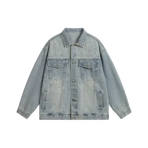 51XXHA Светло-синие унисекс куртки