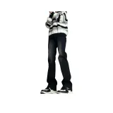 Чёрный, серый, эластичный, пояс, улучшенный