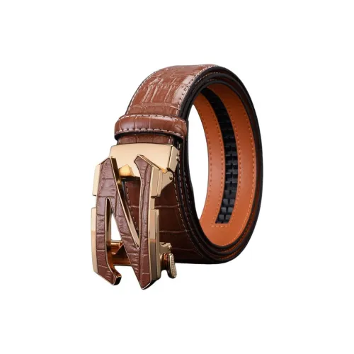 Devanro Ремни из коровьей кожи Мужской 3,5 см