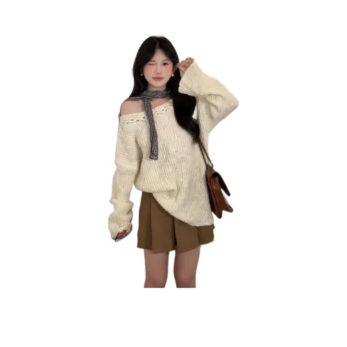 REMOULD Экрю Женская Трикотажная