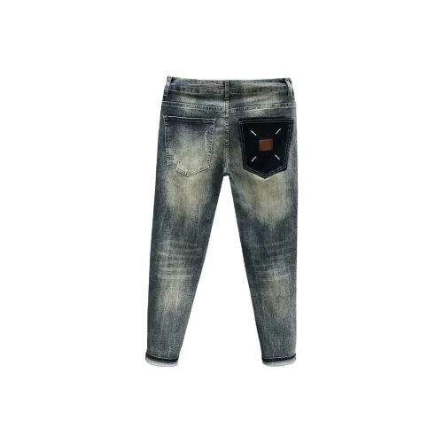 Zomuros Blue Unisex Jeans Зомурус Синий Унисекс Джинсы