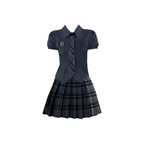 Wang Leshi Темно-серый Женский Униформа