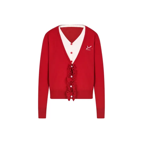 Umoumo Red Женские Свитера