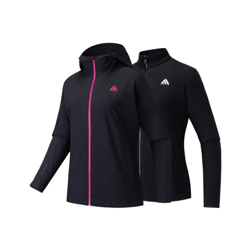 Anta Outdoor Collection Поход Windproof Ветровка Women's Basic Black