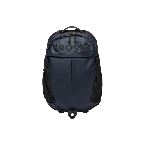 Hugo Boss Рюкзак из искусственной кожи унисекс морской синий