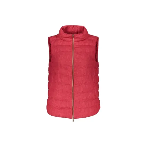 HERNO Красный Женский Пуховый жилет