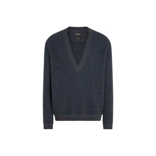 Zegna FW25 Кашемировый свитер мужской